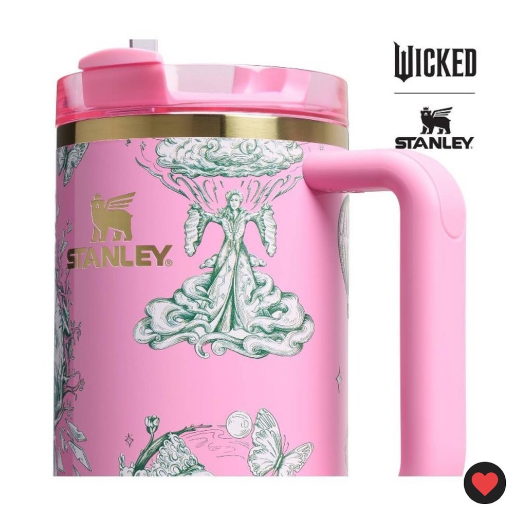 Stanley x Target 40 oz Katie Kime Wicked Pink Ozian Reprise New! In sealed box - Picture 4 of 7